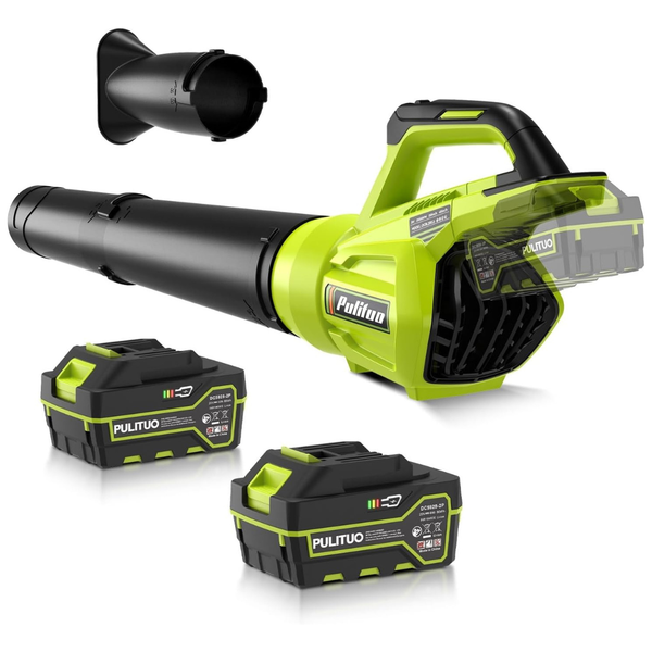 Leaf Cordless Blower With 2X 4.0 Batteries And Fast Charger