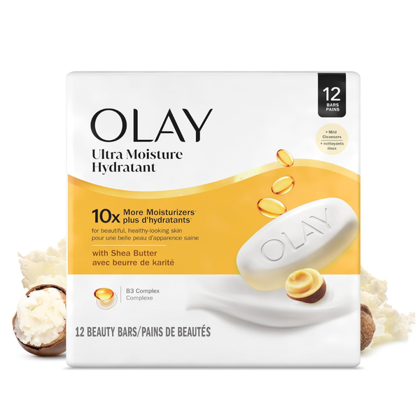12-Pack 3.17 oz Olay Ultra Moisture Beauty Bars