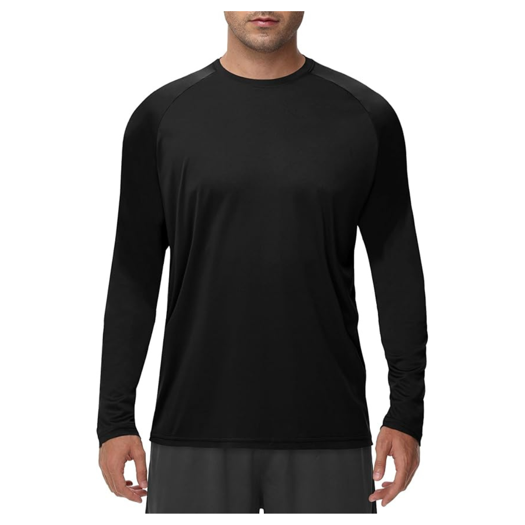 BOOJO Men's UPF 50+ Sun Protection Long Sleeve Shirts (2 Colors)