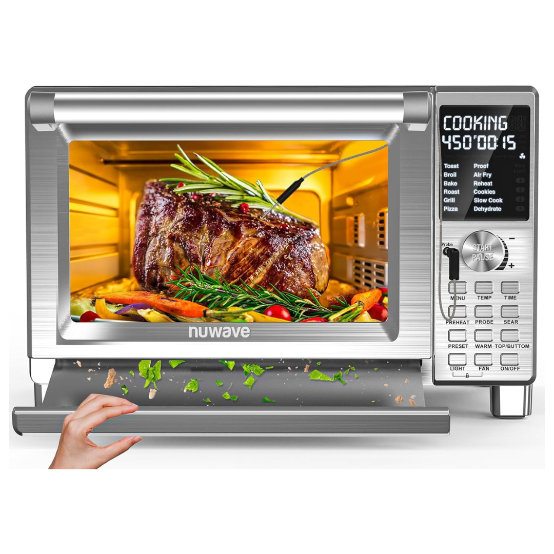 30-Qt Nuwave Bravo XL Pro Air Fryer Toaster Oven W/ 100-Presets