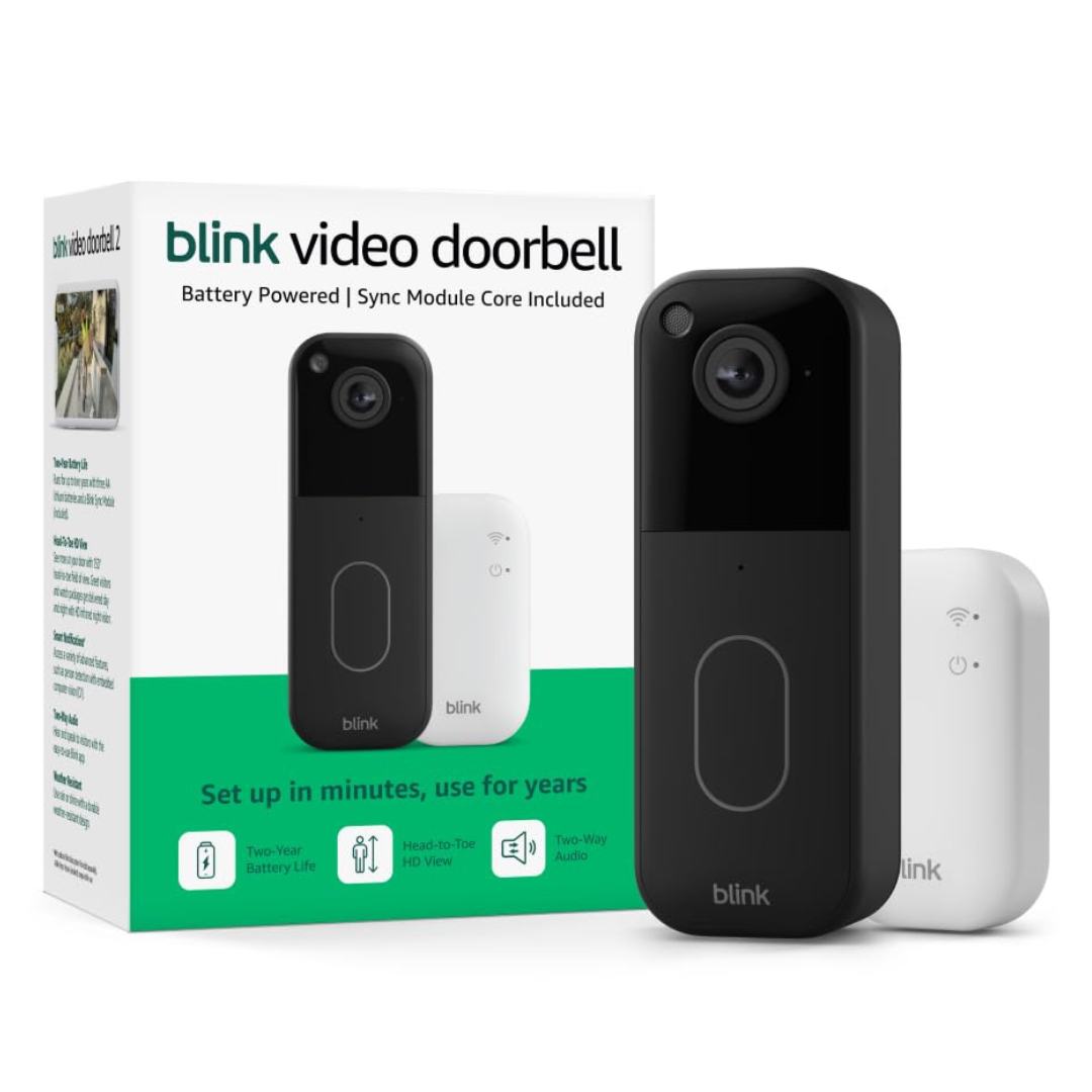 Blink Video Doorbell W/ Sync Module