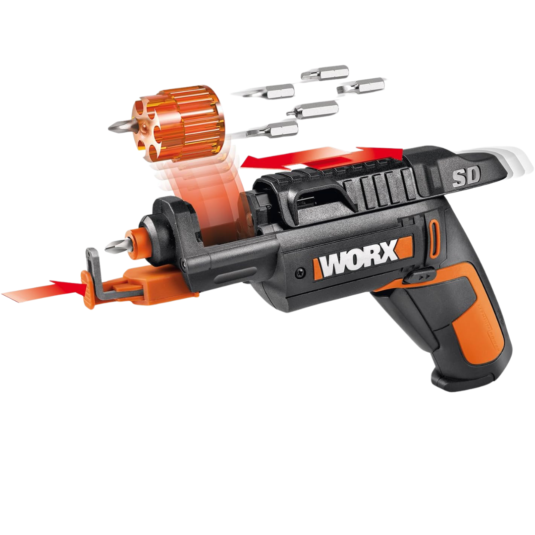 Worx 4V Rechargeable Cordless Power Screwdriver Set (WX255L)