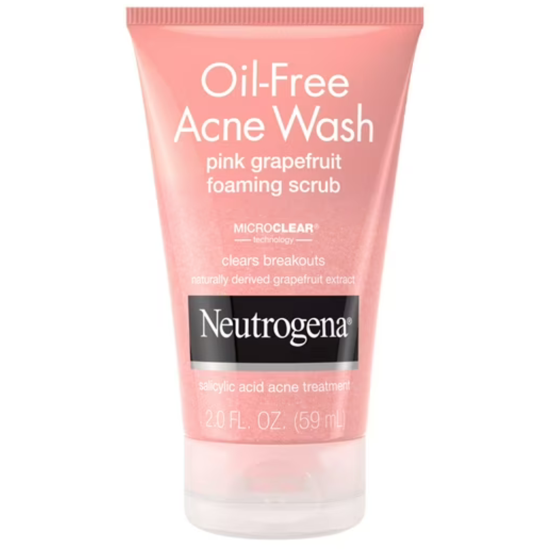 2oz Neutrogena Oil-Free Acne Wash Face Scrub