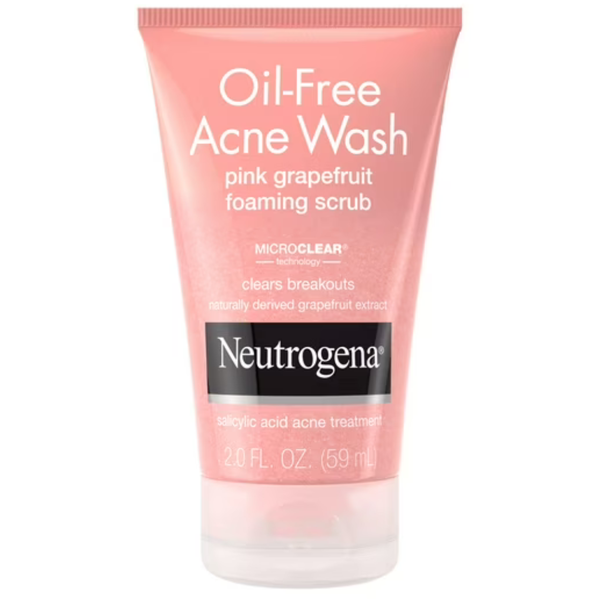 2oz Neutrogena Oil-Free Acne Wash Face Scrub