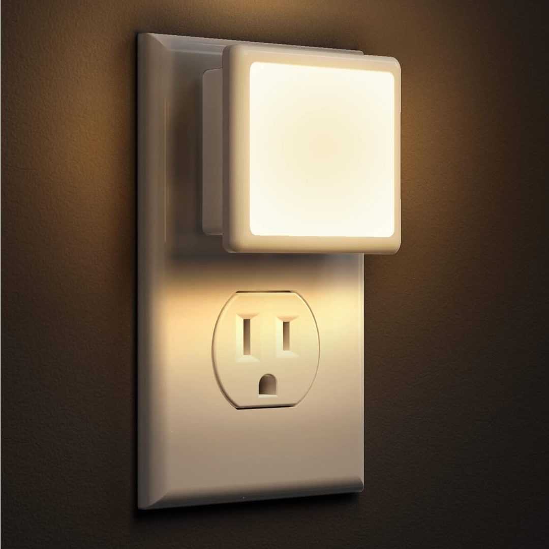 2-Pack L Lohas 0.3W 3000K Soft White LED Night Lights
