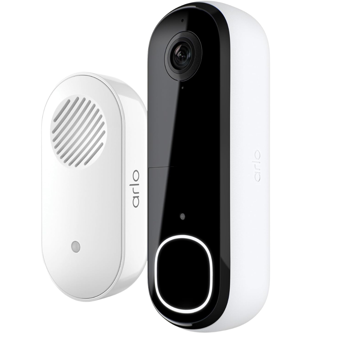 Arlo Video Doorbell 2K (2nd Gen) & Chime 2 Bundle