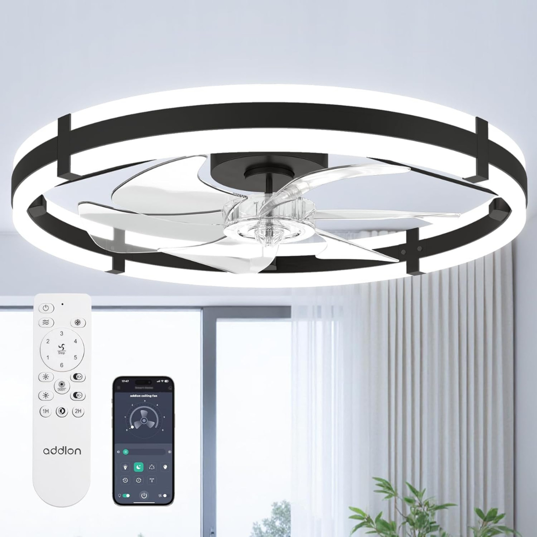 24'' Ceiling Fans w/ Lights and Remote
