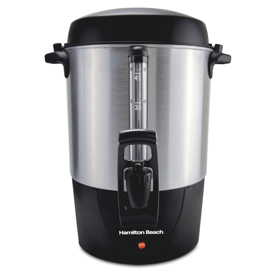 Hamilton Beach 45-Cup Fast Brew Coffee Urn And Hot Beverage Dispenser (40521)