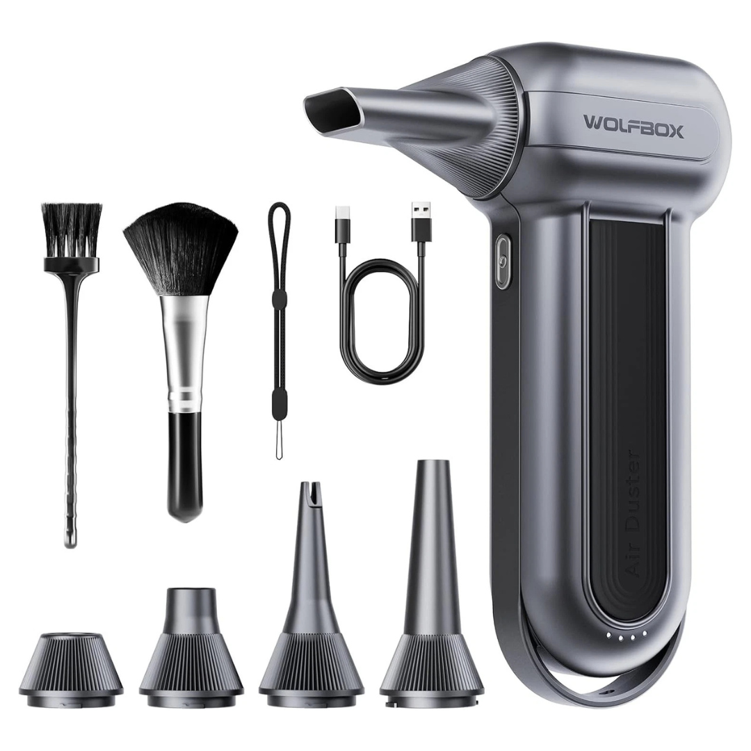 WOLFBOX MF100 Rechargeable Electric Air Duster