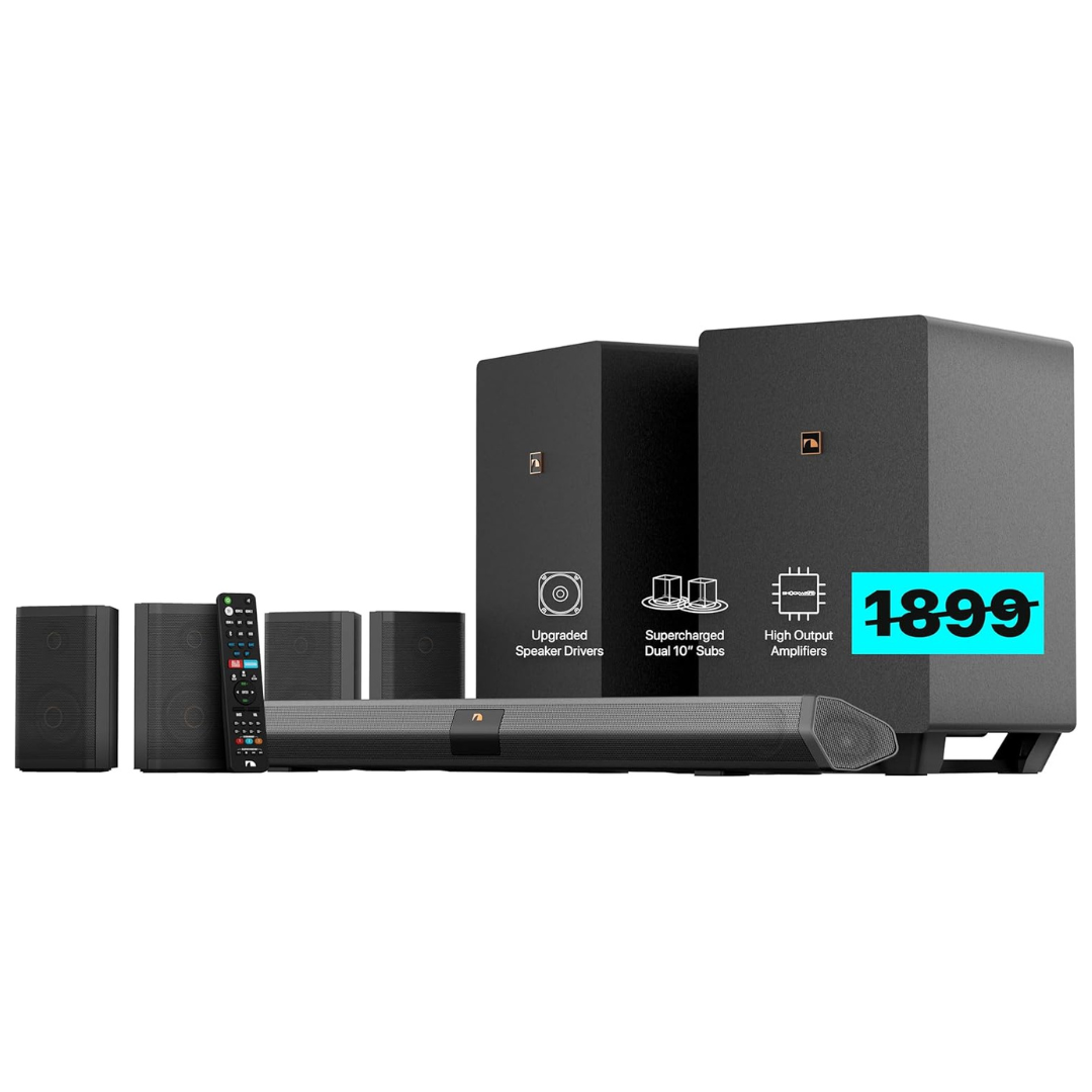 Nakamichi Shockwafe Ultra SSE Max 9.2.4-Ch Home Theater In A Box