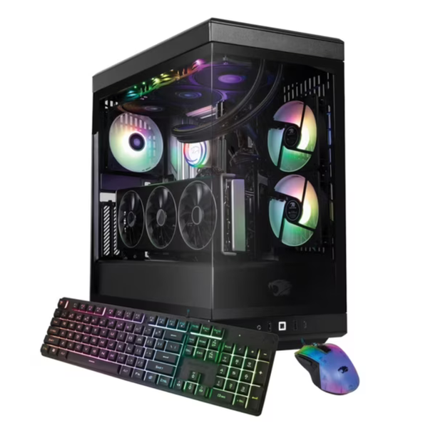 IBUYPOWER Y40BA7R97XT03 Gaming Desktop (Ryzen 7 9800X3D / 32GB RAM / 1TB SSD / 16GB Video)