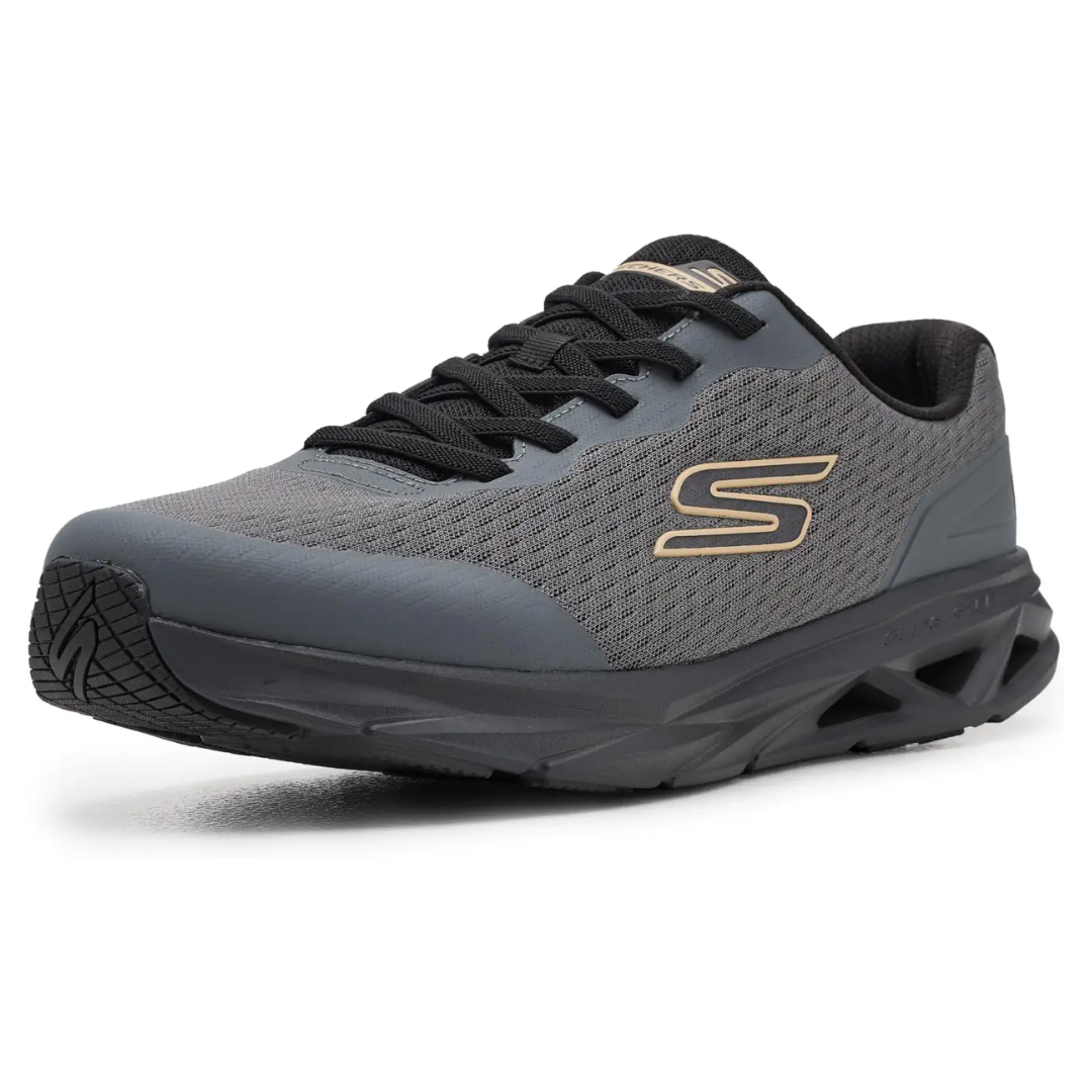 Skechers Men's Glide-Step Vortex Avalin Shoes (Charcoal)