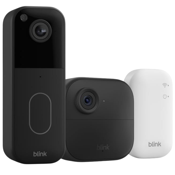 Blink Video Doorbell + Outdoor 4 Wireless Smart Security Camera W/Sync Module