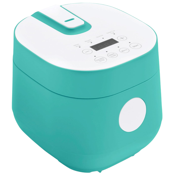 GreenLife 2-Cup Digital Rice Cooker With Ceramic Nonstick Pot
