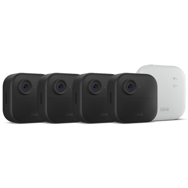 Blink Outdoor 4 XR Wireless Security System Kit: Sync Module + 4 Cameras