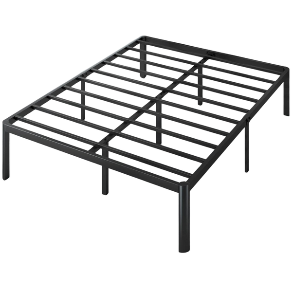 16" Zinus Van Metal Platform Bed Frame W/ Steel Slats (Full)