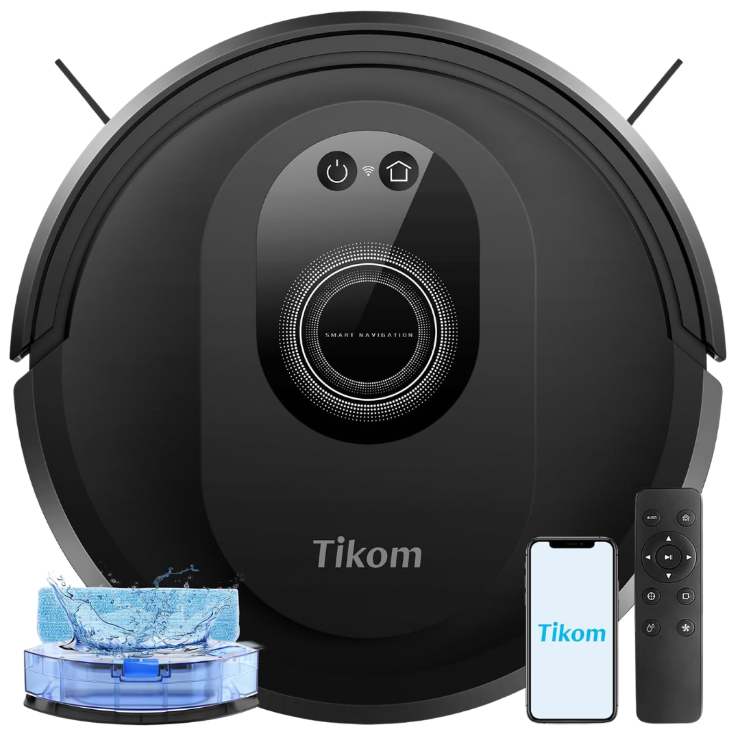 Tikom G8000 Max Robotic Vacuum And Mop Combo