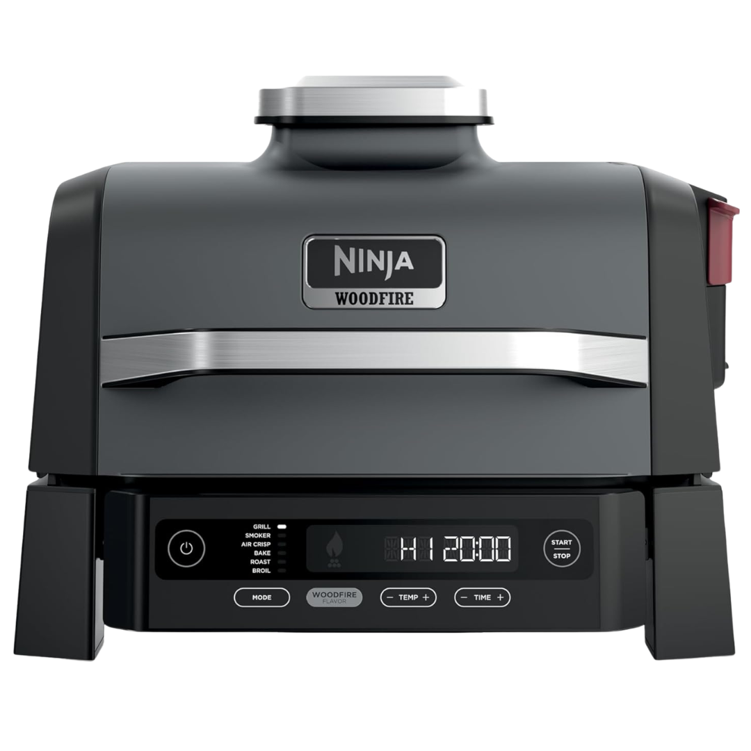 Ninja OG321 6-in-1 Functionality Woodfire Outdoor Grill & Smoker