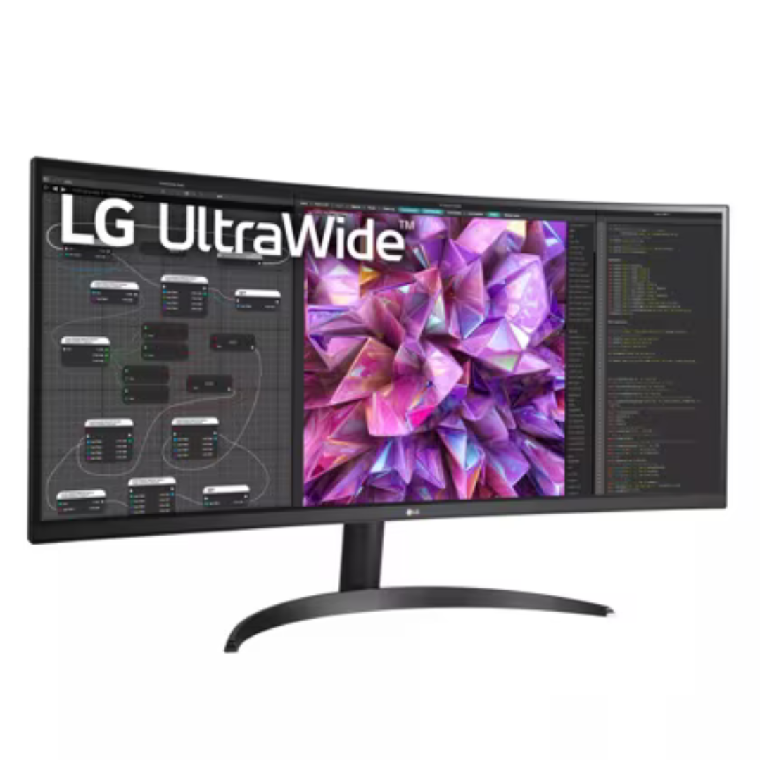 34" LG 34WR55QK-B Curved WQHD 100Hz 5ms HDR VA Freesync Monitor