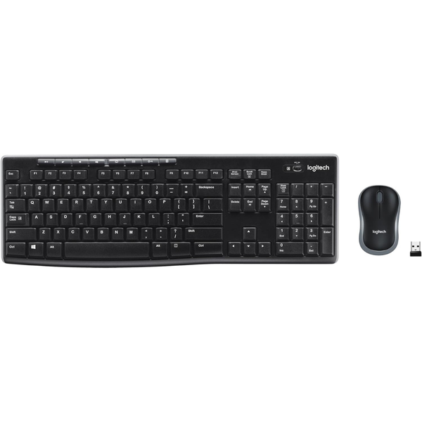 Logitech MK270 Wireless Keyboard And Mouse Combo (Black)