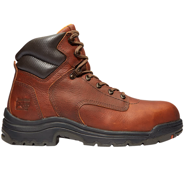 Timberland Men's TiTAN 6" Alloy Toe Work Boot (Brown, Extra Wide)