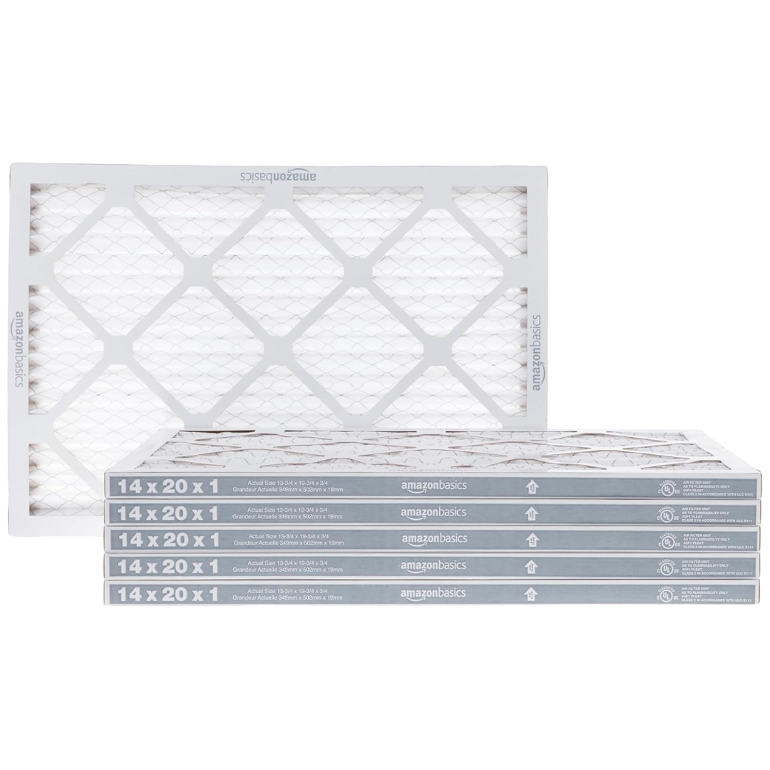 6-Pack Amazon Basics Merv 8 AC Furnace Filters