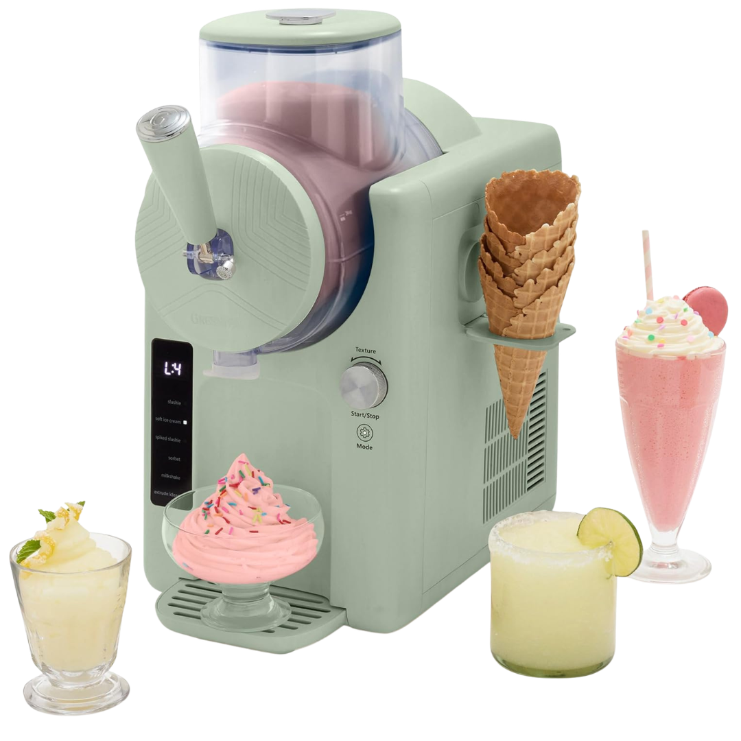 GreenPan Frost Ice Cream & Slushie Maker With 6-Modes & 7-Textures