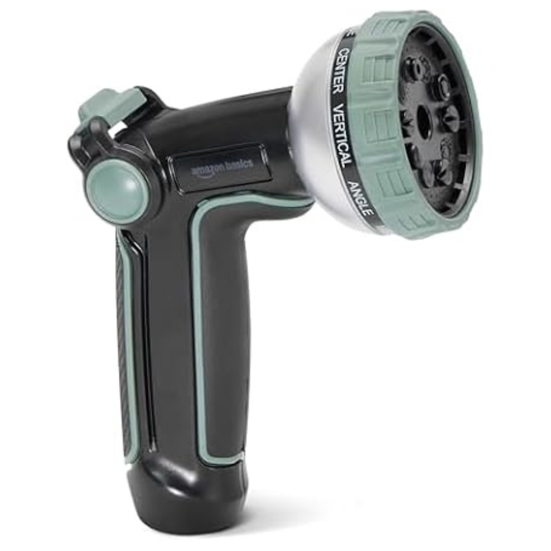 3-Count Amazon Basics 10 Spray Patterns Garden Hose Nozzle