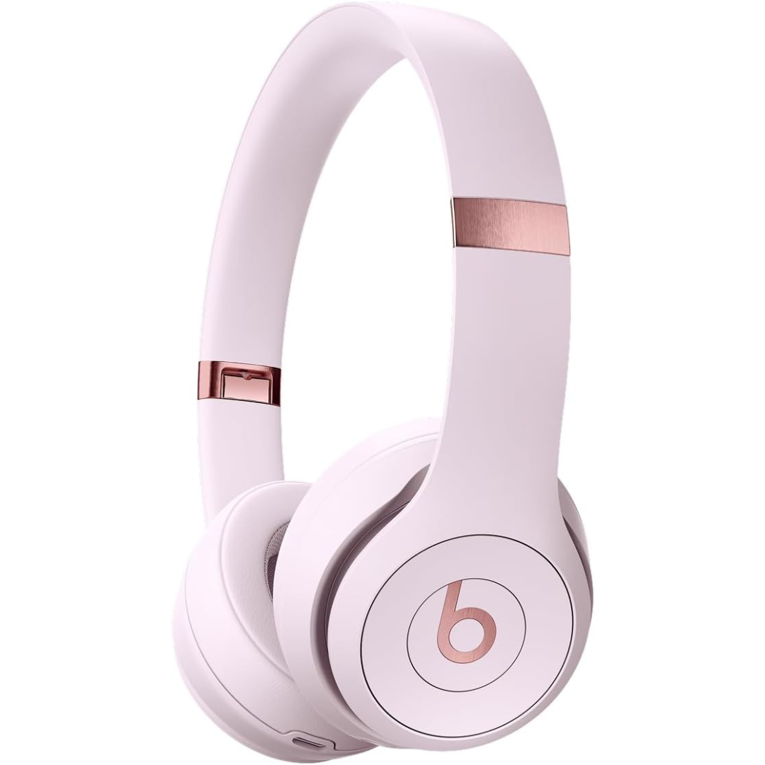 Beats Solo 4 Wireless Bluetooth On-Ear Headphones (Cloud Pink)
