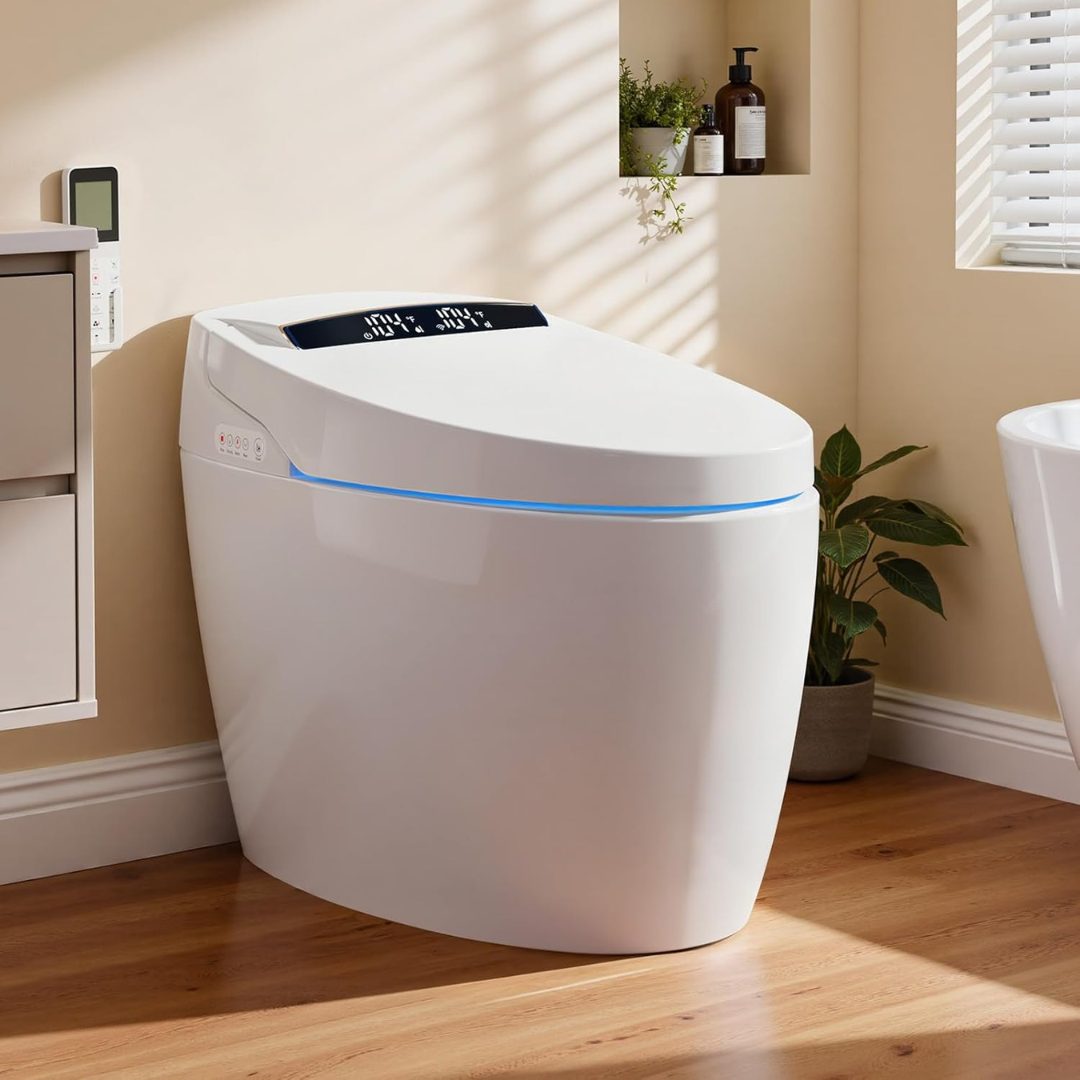 Bcanhome 1.28GPF Smart Toilet With Bidet Built-In