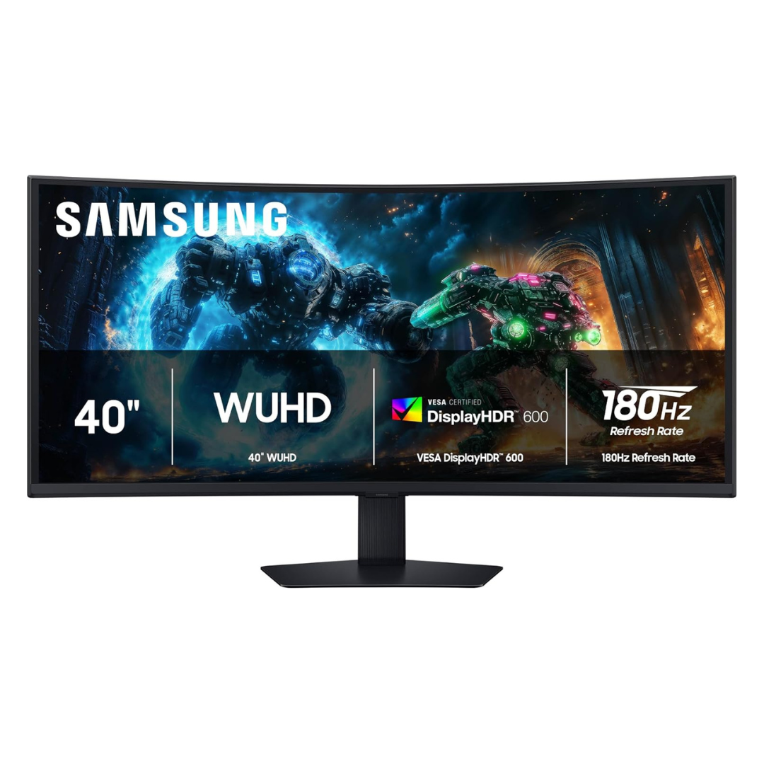 40" Samsung Odyssey G75F Curved 180Hz 1ms HDR VA Freesync Gaming Monitor