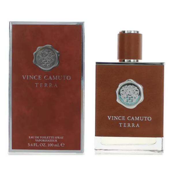 3.4oz Vince Camuto Terra Eau De Toilette Spray For Men