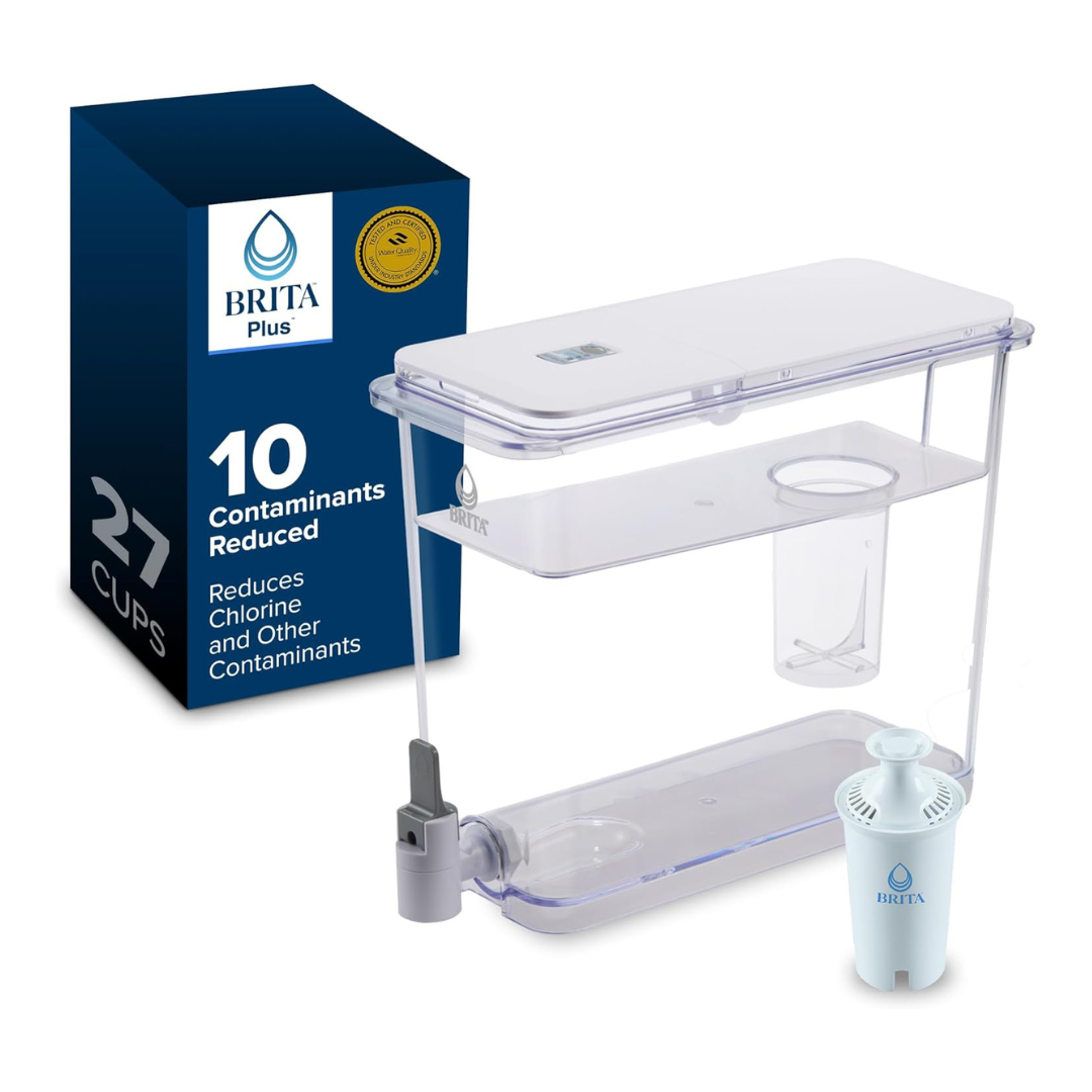 Brita UltraMax 27-Cup Extra-Large Water Dispenser With BritaPlus Filter (2 Colors)