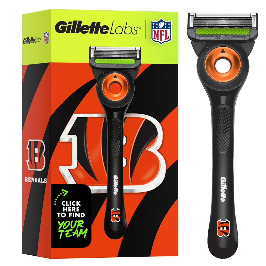 Gillette Labs Special NFL Bengals Edition Shaving Razor