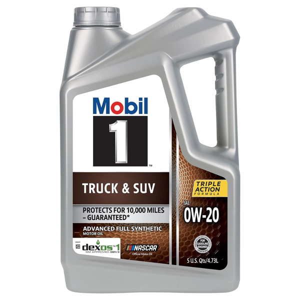5-Quart Mobil 1 Truck & SUV Full Synthetic Motor Oil (0W-20)