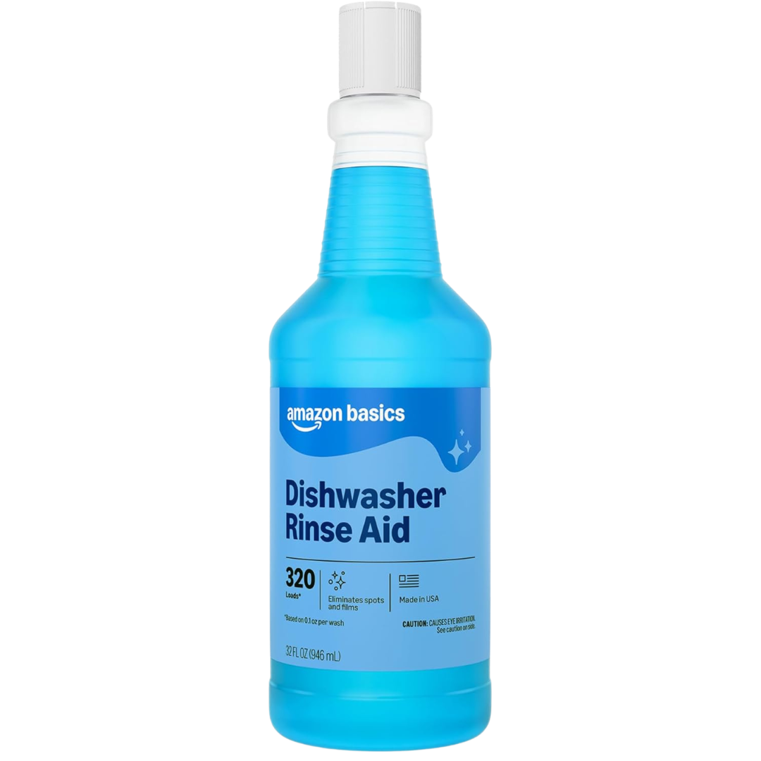 32-Oz Amazon Basics Dishwasher Rinse Aid Liquid