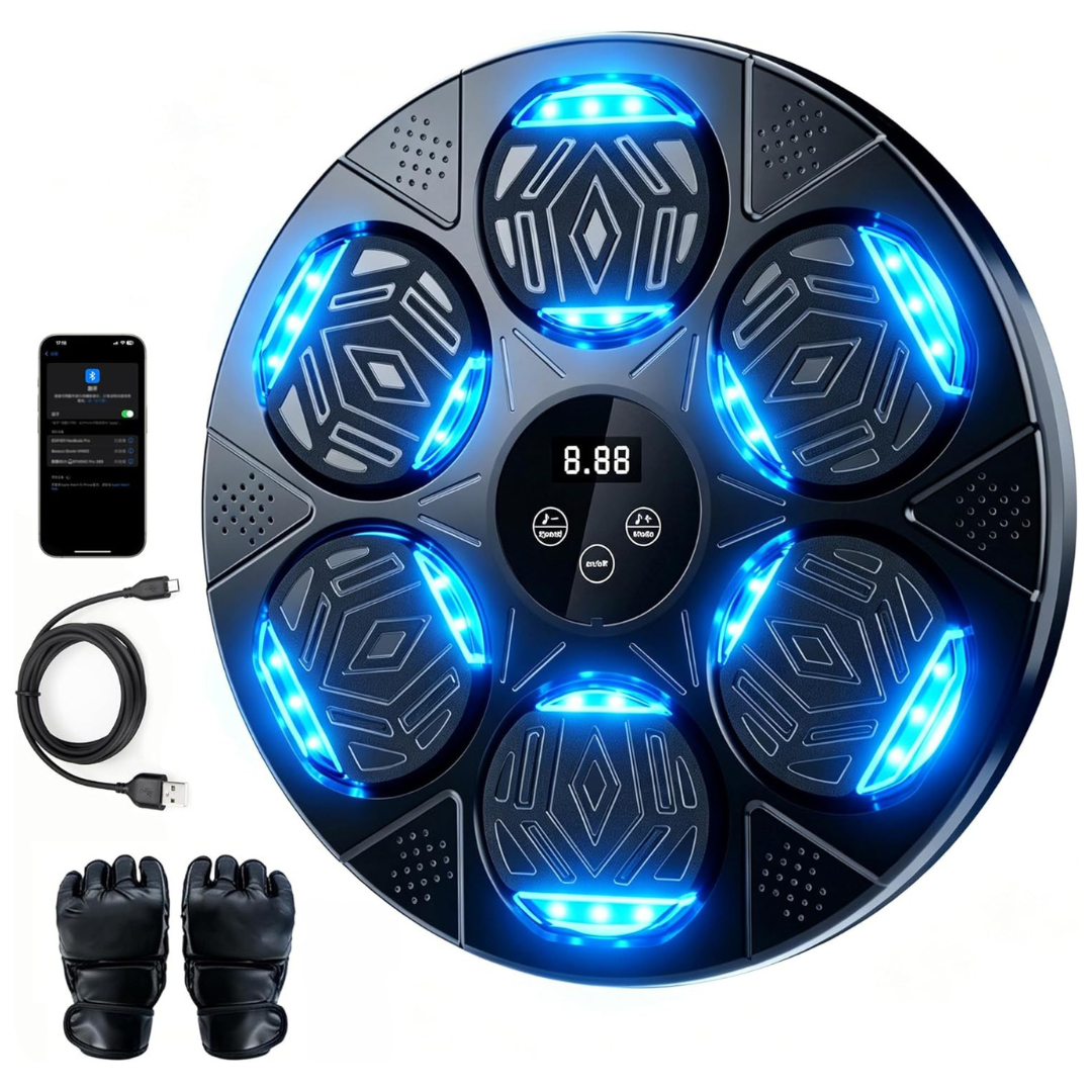 Bluetooth Smart Boxing Training Machine With Boxing Gloves