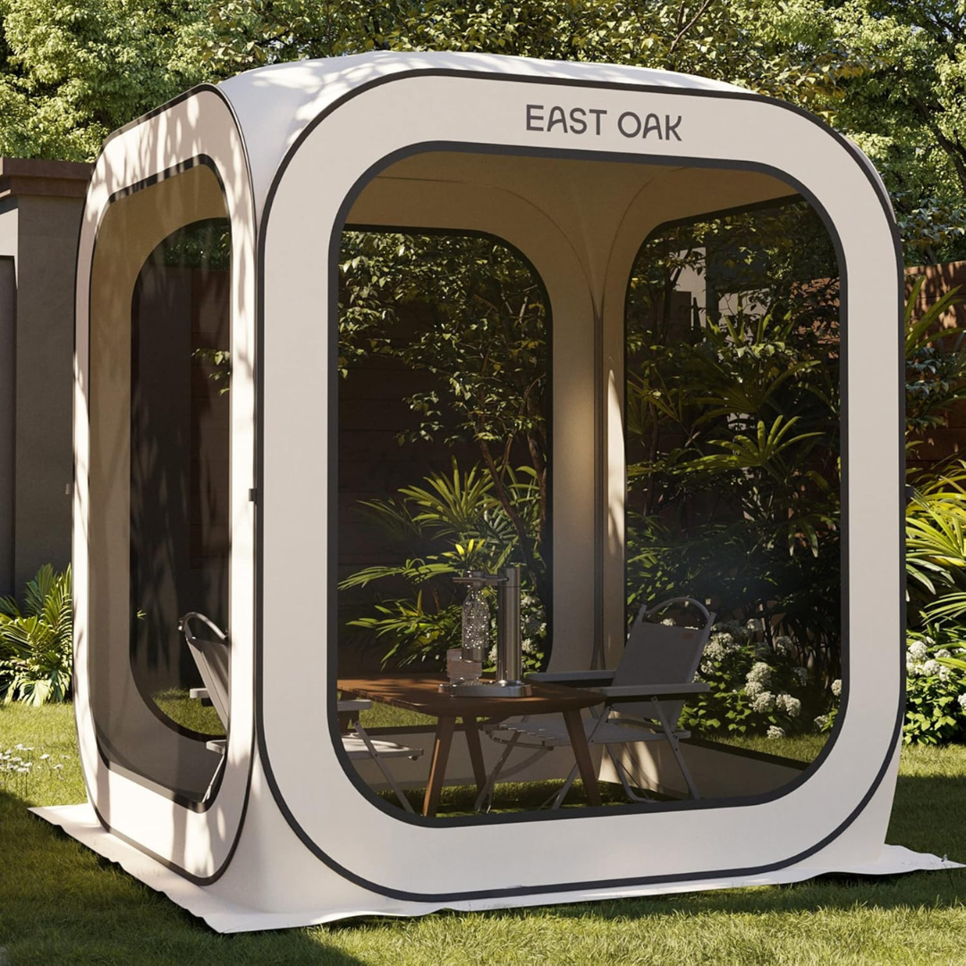 East Oak Pop Up 6 X 6 FT Screen House Tent