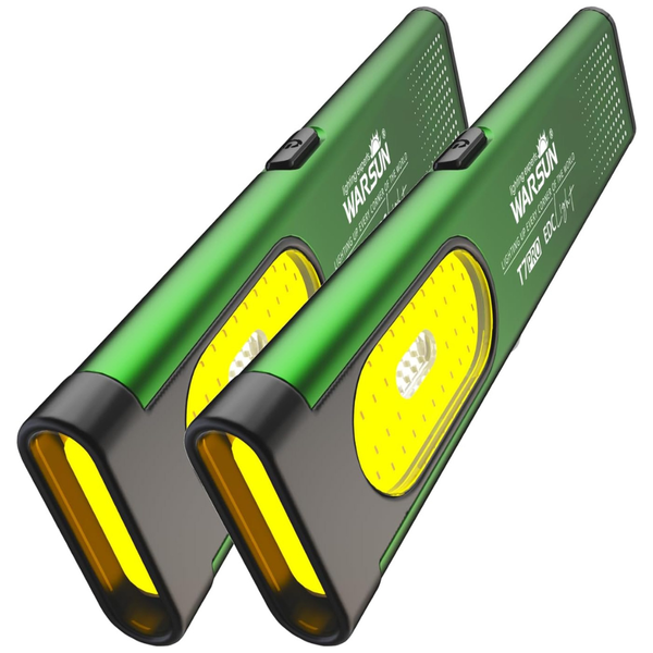 2-Piece WARSUN T7 Rechargeable Pocket Flashlight (2 Colors)