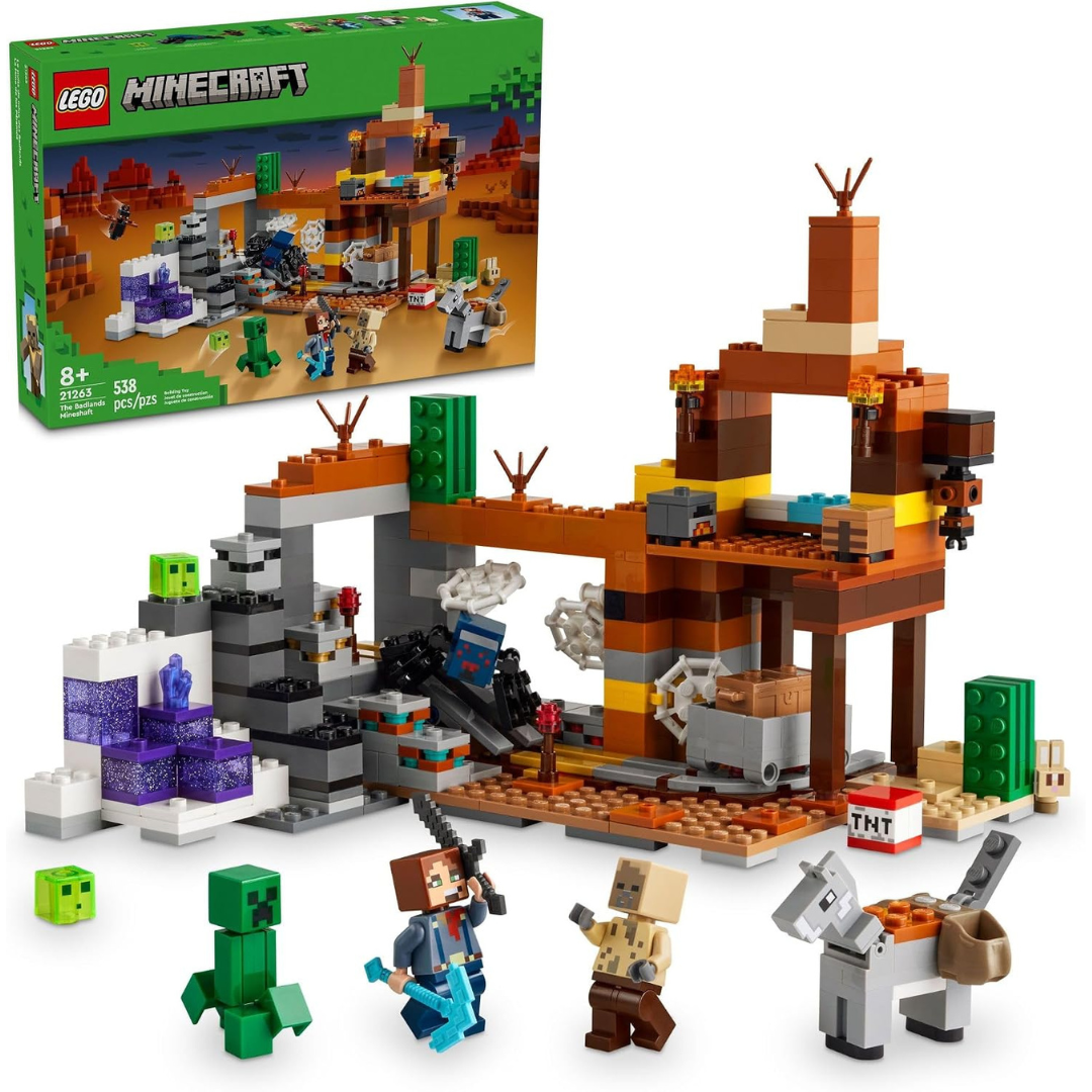 LEGO Minecraft The Badlands Mineshaft Building Toys (21263)