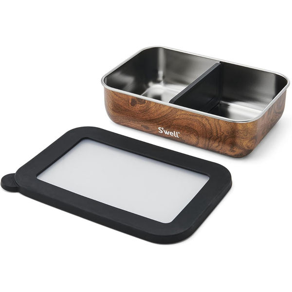 S'well Stainless Steel Bento Lunch Box W/ Removable Divider (2 Colors)