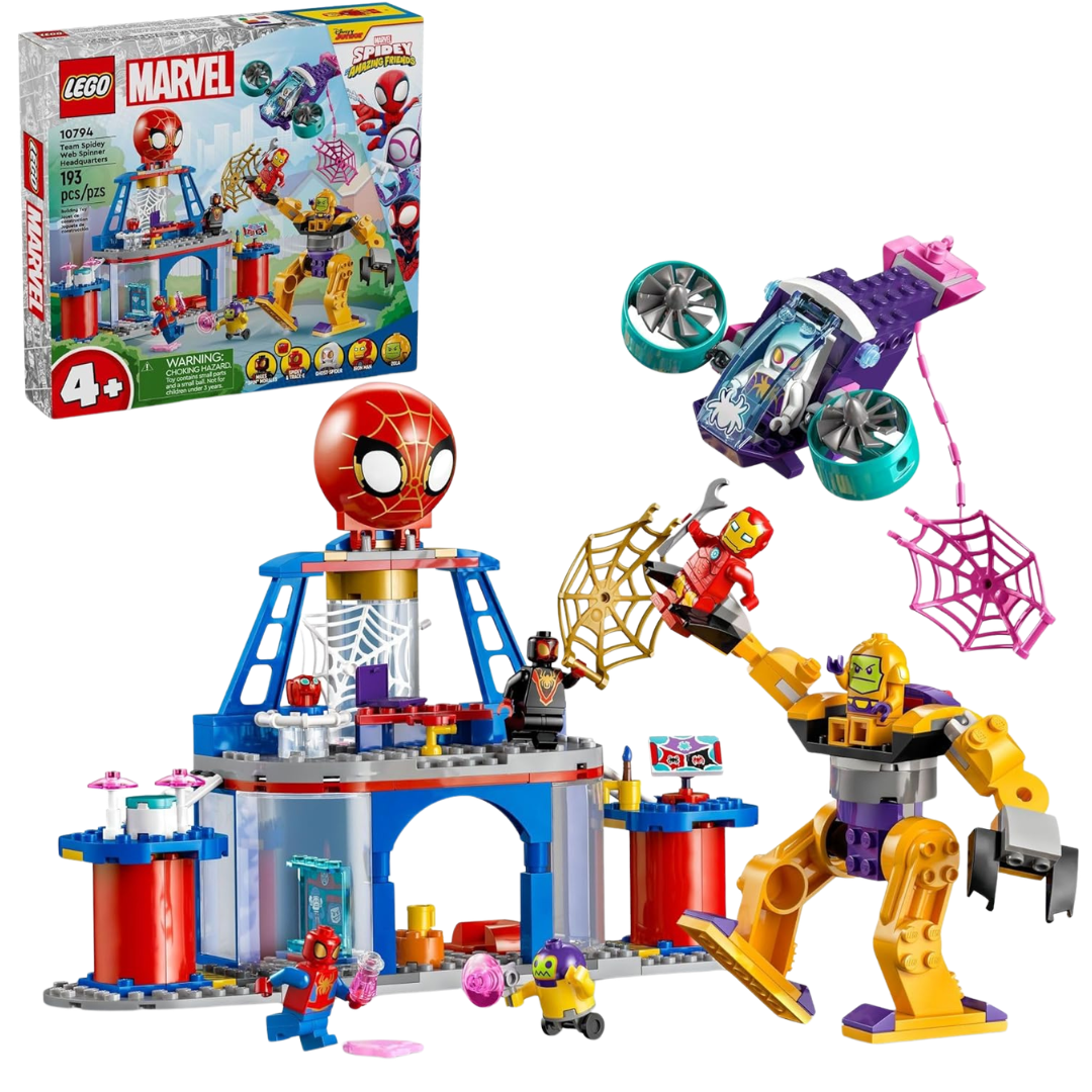 LEGO Marvel Team Spidey Web Spinner Headquarters