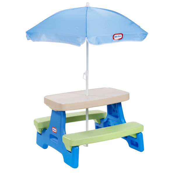 Little Tikes Easy Store Jr. Play Table W/ Umbrella