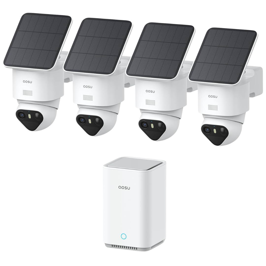4-Count Aosu T2 Ultra 4K Security Outdoor Cameras Wireless
