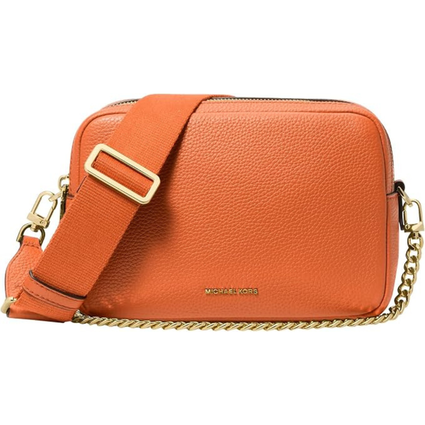 Michael Kors Bryant Medium Double Zip Chain Camera Crossbody Bag