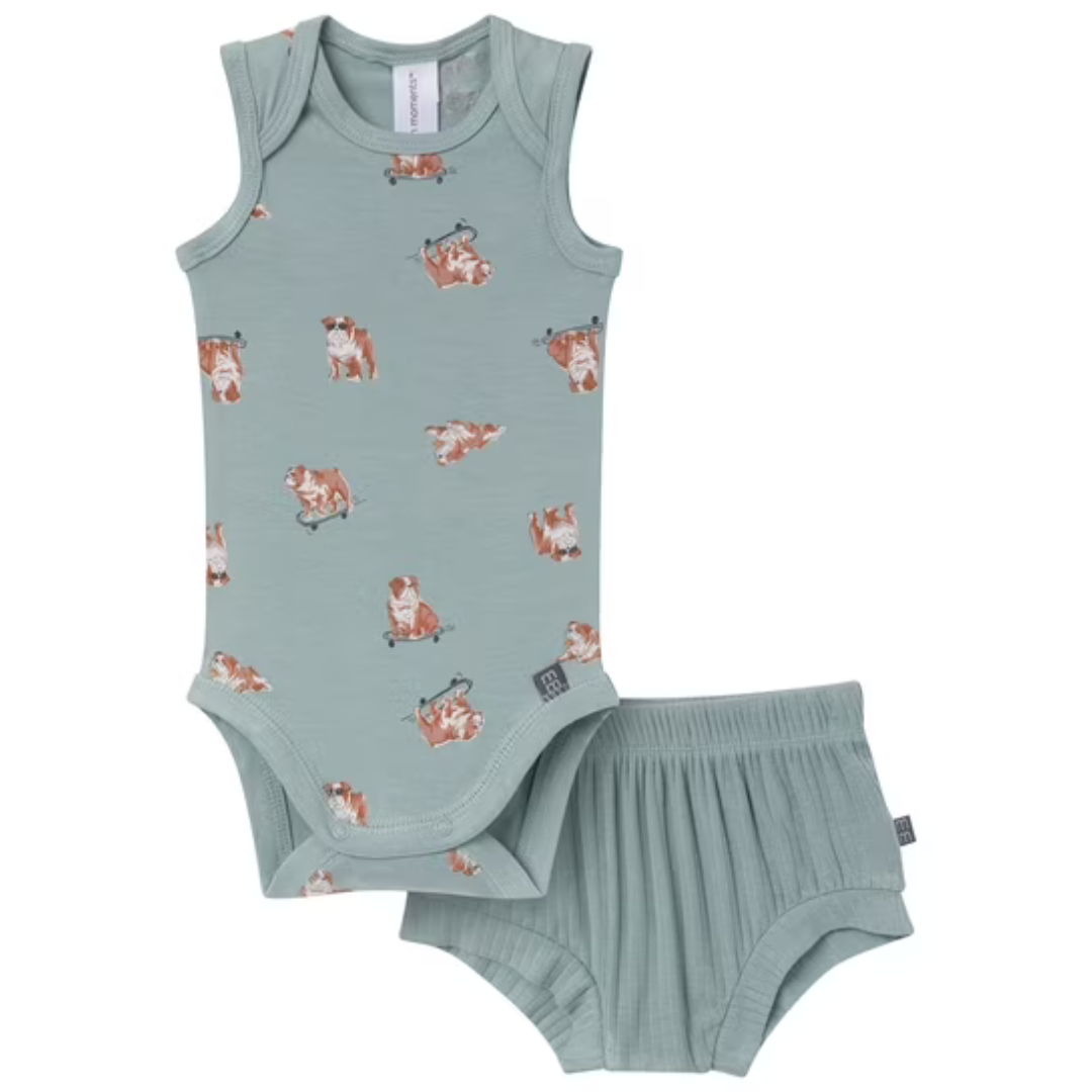2-Piece Set Gerber Baby Sleeveless Bodysuit And Shorts (Various)