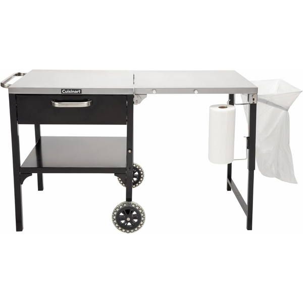 Cuisinart 48" X 24" Prep 'n Cook Folding Outdoor Table & Grill Stand W/ Wheels