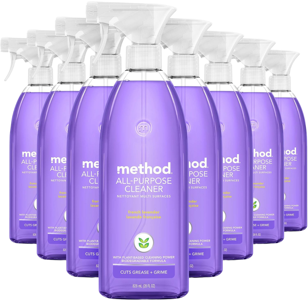 8-Pack 28oz Method Plant-Based & Biodegradable Cleaner Spray