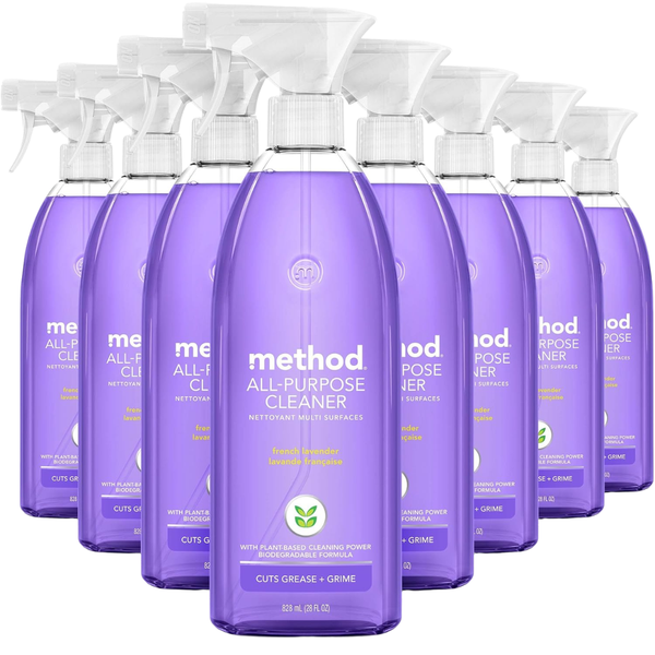 8-Pack 28oz Method Plant-Based & Biodegradable Cleaner Spray