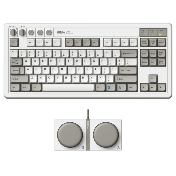 8BitDo 87-Key Retro Mechanical Wired / Wireless Keyboard (M Edition)